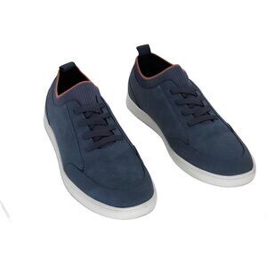Alfani Carson Low Top Sneaker Navy Men Casual Shoe Size 10